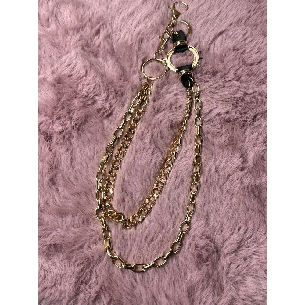Unisex Punk Chains for Pants, Heavy Duty Belt Chains Hip Hop Trousers Jeans Chai